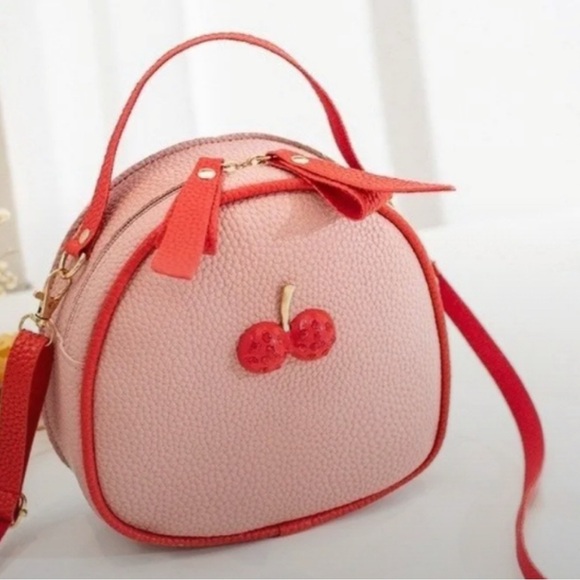 unbranded Handbags - Pink Cherry Mini Crossbody Bag NIP - Kids